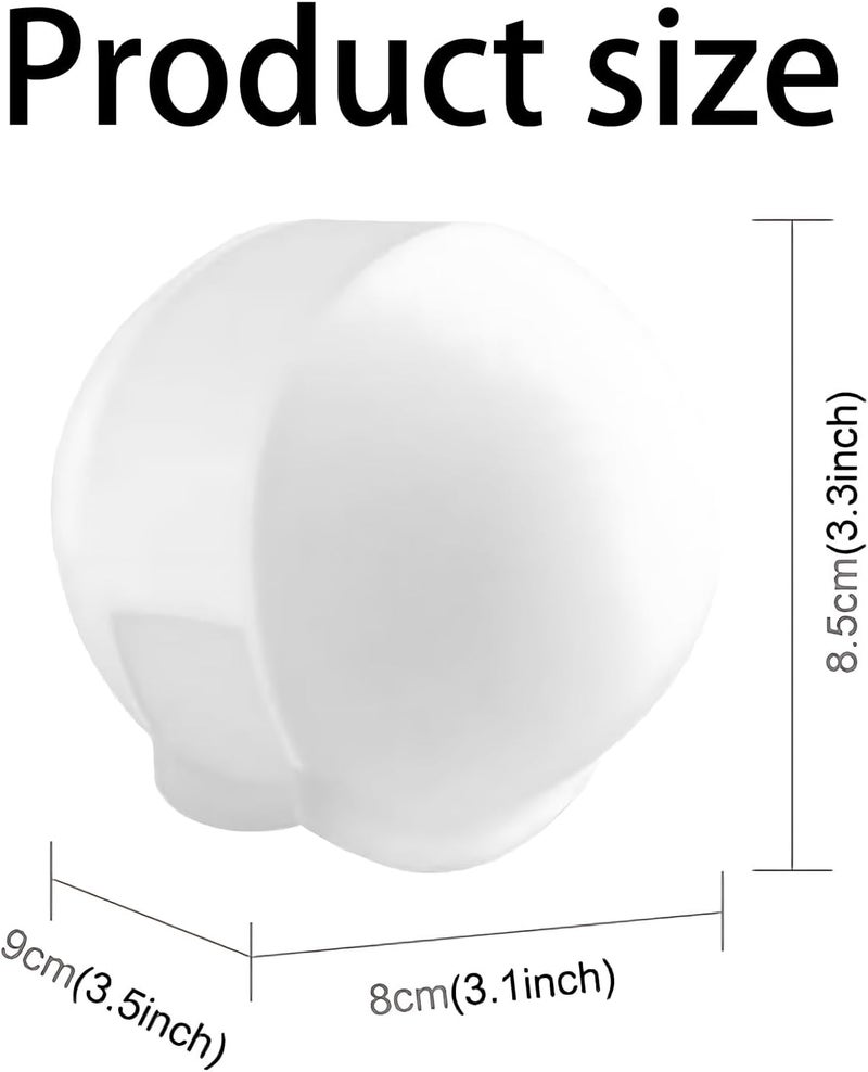 Sruim Lens Guard for Insta360 ONE X3 Invisible Dive Housing Case, Silicone Protective Cover, Lens Protector Case Accessories (White) - Image 2